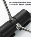 Heavy Duty Automatic Door Closer With Aluminum Alloy Body, Adjustable Closing Hinge, Wear Resistant Rebound Stopper, White Finish