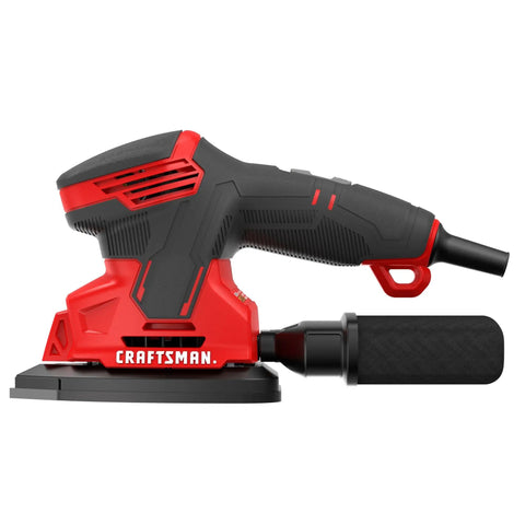 Corded Mouse Detail Sander For Woodworking With 14,000 OPM Includes Two Attachments Sandpaper Sheets And Dust Bag
