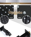Solid Black Thermostatic Shower Mixer Set Rain And Waterfall Head Embedded Faucet Featuring Heavy Brass Body Jets Built Different For Real Deal High Pressure Flow showing updated showerhead jets design.