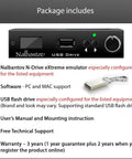 Package contents with Nalbantov N-Drive eXtreme emulator for Yamaha Disklavier MX100A MX100B MX101R MX100MR MX100M MX300MR