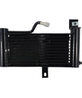 Solid Callmego Transmission Oil Cooler That Totally Handles Your Tacoma 2005-To-2011 With 4.0L Or 2.7L For Maximum Engine Performance And Cooling Power Right Out The Box black metal cooler with mounting brackets