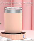 Dual Temp Smart Coffee Mug Warmer With Gravity Touch Sensor And Automatic Power Cut Locks In That Daily Heat Straight Up For Your Desk Featuring Quiet Operation Compact Flat Bottom Base with 8-hour shutdown.