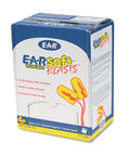 Heavy Duty Corded Foam Ear Plugs In Neon Yellow Muffle Loud Construction Sites And Live Venues While Shielding Ears With Solid Nrr Thirty Three Rating Custom Fit Seals Deliver Top Tier Comfort For The Daily Grind Of Any Hardworking Crew box with product details.