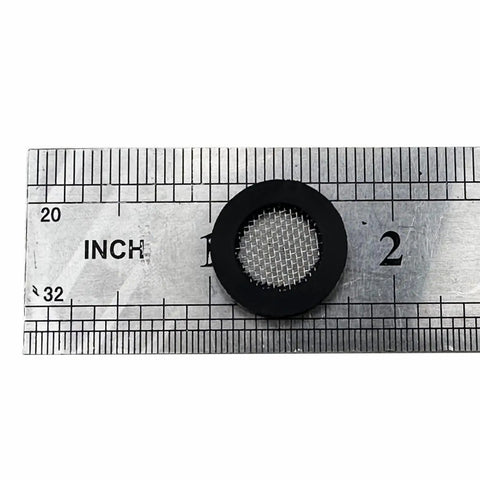 Three Pack 3/4 Inch Shower Head Gaskets And Washers To Filter Water Impurities Built To Create A No Leak Seal And Stop Leaks Fits 1/2 Inch Shower Heads Anti Clogging Stainless Mesh Filters Improve Water Flow on ruler