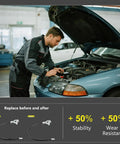 Mechanic installing Plug And Play Negative Battery Cable Replacement For 2009 To 2016 Cruze Orlando Verano OE 22754271 in engine bay