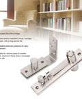 Stainless Steel Concealed Door Pivot Hinge With Adjustable Extension For Wooden Doors And Secret Doors, Smooth 180 Degree Rotation With Quiet Bearings, Heavy Duty Hardware, Ideal For Aluminum Frames And Hidden Entryways