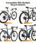 Adjustable Aluminum Alloy Bicycle Luggage Carrier For Gravel Bikes Universal Rear Rack And Front Fork Shelf Bag with bike models
