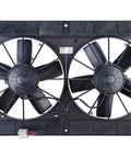 Top Tier Spal 30102052 11 Inch Dual High Performance Puller Cooling Fan with dual blades and electrical connections.