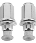 Up Your Ride Game With This VINTORKY Wheel Hub Nut Kit Featuring Two Sets Of Universal Lug Nut Covers And Replacement Wheel Bolts For Toyota Cars That Make Maintenance A Breeze To Install Anywhere, silver steel pair