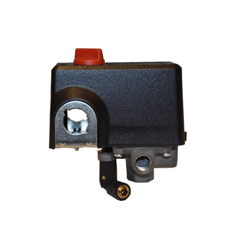 Air Compressor Pressure Switch CW218000AV For 135/175 PSI Systems, 4 Port Universal, 1/4 Inch Quick Disconnect, 1/4 FNPT Inlet, 120/240V front view