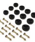 12 Pack Deck Wheel Roller Kits For Toro Exmark Tractors 103 3168 103 4051 Includes 12 Deck Wheels Bolts Nuts And Washers With Five