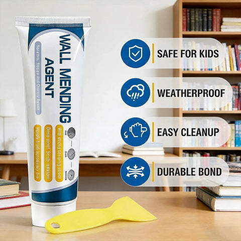Fast Drywall Patch Repair Kit For Holes And Cracks, Nail Hole Filler And Spackle Paste, Easy DIY Wall Patch For Dents And Small Damage, Smooth Finish Wall Repair For Quick Home Fixes