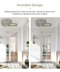 Six Foot Sliding Pocket Door Hardware Kit Black With Aluminum Box Rail installed in living space, shown open and closed