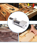 Heavy Duty Three Inch Toolmakers Vise With Dead On Precision Ground Jaws For Milling And Drilling Machines Rock Solid Parallel Build Hella Accurate Four Inch Jaw Opening Smooth Setup on a workbench.