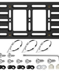 Audi Front License Plate Bracket Mounting Kit For 2000 Through 2025 A3 S3 A4 S4 A5 S5 A6 S6 A7 S7 A8 Quattro Allroad includes bolts and zip ties