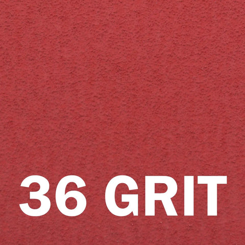 Close-up of 36 grit surface on Ceramic Sanding Belts 2x72 Inch 36 Grit Metal Grinding Belts For Ferrous And Nonferrous Metals