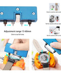 DIY Watch Battery Replacement Tool Kit With Back Opener Case Holder Spring Bar Tweezers And Pro Grade Repair Tools demonstration