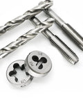 110 Piece Tap And Die Set For Threads M2 To M18 With Pro Grade Adjustable Handles Hardened Alloy Steel Full Accessories And Storage Case
