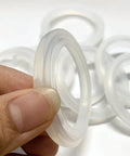 Close-up of Replacement Brew Head Gasket Seal for Espresso Machines Silicone Group Head Seal For EM100 EM200 Models