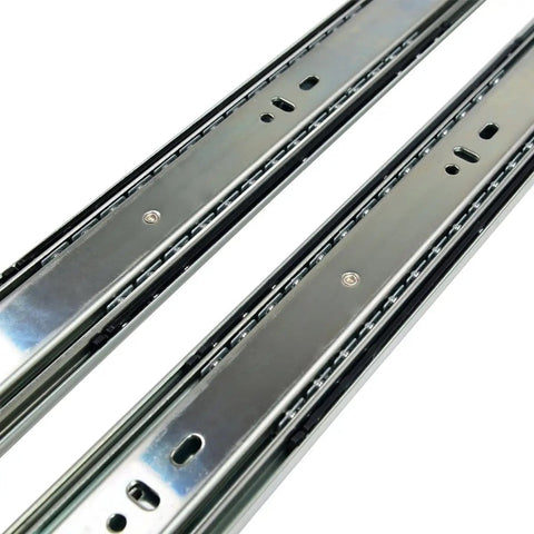 10 Inch Full Extension Drawer Slides, Side Mount, Stainless Steel Ball Bearing, Heavy Duty 100 Lb Capacity, 2 Pack