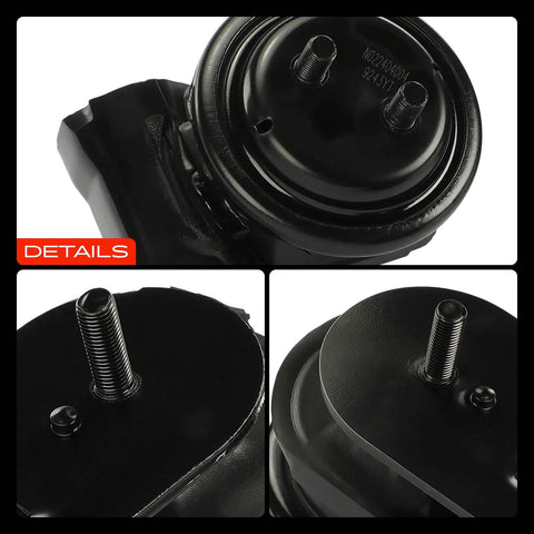 Heavy Duty Engine And Transmission Mount Kit Chevy Tracker Suzuki Grand Vitara close-up view of mount details with bolts.