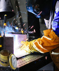 Welder using Anti-Spatter Welding Gel for MIG Nozzles, Keeps Nozzle Clean and Spatter-Free, Easy Apply Barrier, Pro-Grade Welding Accessory
