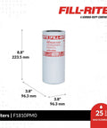 Three Quarter Inch Thread Spin On Fuel Filter With Ten Micron Rating For Up To Twenty Five GPM Fuel Transfer Systems Protect Pumps Engines And Injectors In Auto And Industrial Setups, 1-Inch 12 UNF Threads