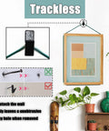 Stainless Steel Picture Hanging Nails And Hooks 30 Pack Heavy Duty Push Pins Thumbtacks For Wall Hangers Renters Friendly Decor Durable Small Nails For Hanging Pictures Tapestries And Frames Up To 28 Lb Load Capacity displayed with frame