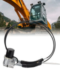Heavy Duty Excavator Throttle Stepping Motor Built Tough From Durable Alloy Steel For HD800 And HD900 with long cable connection.