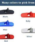 Enhanced Slide Safety System For Mossberg Shotguns 500 590 835 930 935 Shockwave, shown in black, ruby, blue, red, silver