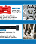 Pro Grade Camshaft And Crankshaft Timing Tool Set For VAG EA211 Engines 1.0L 1.2L 1.4L 1.6L FSI TSI TFSI with retaining tool and positioning pin