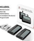 Two Pack Universal Garage Door Opener Remote For LiftMaster And Craftsman Models 891LM 971LM Compatible With Rolling Code Security