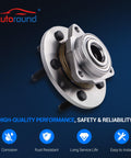 Front Wheel Bearing And Hub Assembly Two Pack For Dodge Ram 1500 2002 2003 2004 2005 2006 2007 2008 5 Lug 2 Wheel ABS Direct Fit