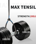 Heavy Duty 18 Inch Zip Ties 50 Pack With 200 Pound Strength Black Plastic Tie Wraps supporting 200 lbs weight