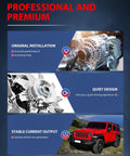 Self Exciting Alternator Replacement For Chrome BBC SBC Chevy GM With 3 Wire High Output ADR0335C installation and design features