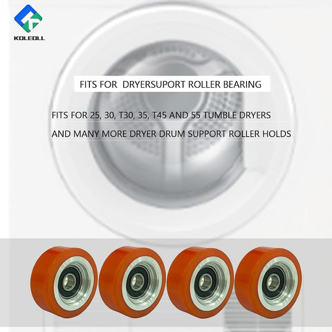 10 Pack Dryer Roller And Seal Kit 70298701P Direct Fit Compatible With Huebsch Speed Queen IPSO Dryers roller components