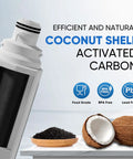 4 Pack Replacement Water Filter For Samsung Fridge Models RF28R7351SG RF28R7201SR with coconut shell carbon