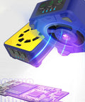 Compact High Efficiency Light Curing And Cooling Fan For Quick Adhesive Drying In Phone Screen Replacement showing UV light and controls