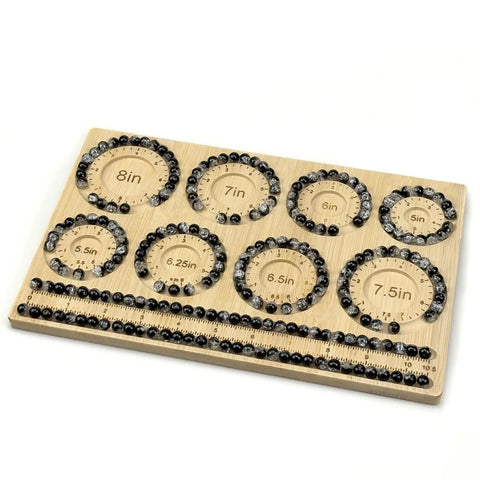 Bead Boards For Jewelry Making And Bracelets Bamboo Beading Board for Bracelet And Anklet Craft 5 Inch To 8 Inch Bead Board