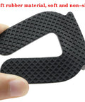 Close-up of non-slip rubber furniture wheel stopper in hand, showing soft material and textured grip, 4 Pack Rubber Furniture Wheel Stopper Set For Chairs And Beds Non Slip Silent Caster Stoppers Protect Floors Easy To Clean Large 7.5 Centimeter Diameter Internal 48x22 Millimeter Fit For Rolling Furniture.