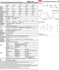 Ultra Compact 5W Single Output Pcb Mount Ac Dc Power Supply 15V With 85 To 305Vac Input specifications table.
