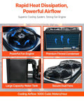 Air Cooled Water Chiller 5 Ton Portable Industrial Cooling Unit With 5HP Compressor 53L Stainless Steel Tank features