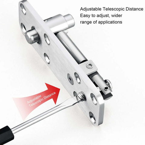 Beefy Heavy Duty Hidden Door Hardware For Wood Secret Door Bookcase With 600 Pound Load And 180 Degree Rotation