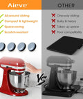 Comparison of Self Adhesive Appliance Sliders 24 Pcs Small Appliance Rollers Caster Wheels and competitor for easy appliance movement.