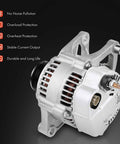 Alternator For Dodge Ram 1500 2500 3500 Van Dakota 2001 2002 2003 3.9L 5.2L 5.9L 8.0L 12V 117Amp 7 Groove Pulley Replace 56029913AA 1210003760 Direct Fit Replacement For Auto Electrical System Performance And Reliability Drop In Ready