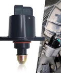 Car Idle Air Control Valve Throttle Stepper Motor OEM Replacement for Rock-Solid Idle, Smooth Airflow, Quick Adaptation, Black