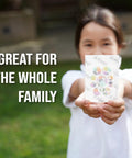 Child holding Mosquito Bite Relief Patch For Kids With Aloe And Witch Hazel Fast Itch Relief Hydrocolloid Insect Bite Treatment