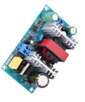 Top view of Built Tough 4A AC To DC Converter 12V 50W Switching Power Supply with capacitors and heat sinks.