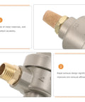 Heavy Duty Quick Exhaust Valve For Tire Changer Machine Metal Air Valve With Reliable Flow Control And Sturdy Construction For Workshop Tire Changer Parts, brass thread close-up