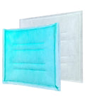 Tacky Intake Filter Pad Series 55 for Paint Booths, 24 by 24 Inches, showing 2 ply polyester media with wire frame